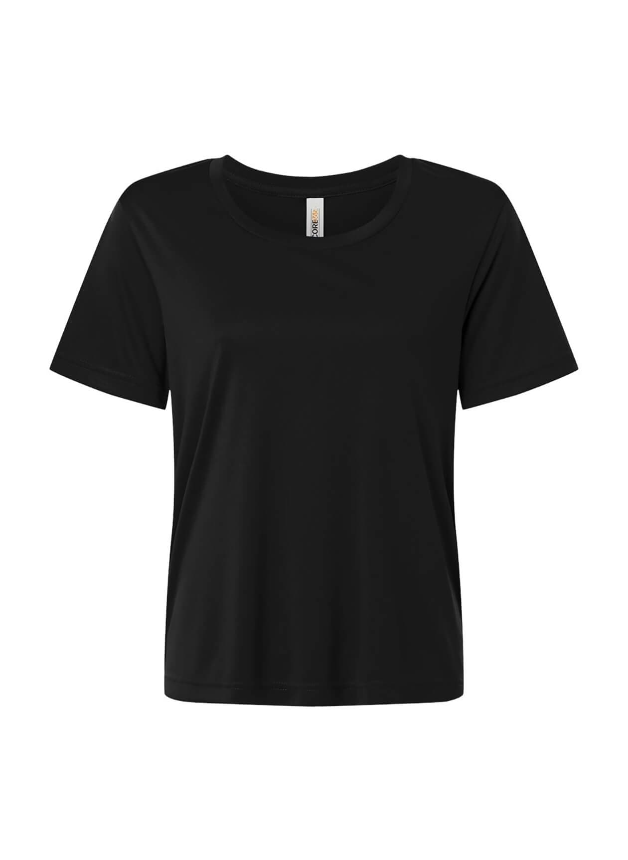 Core 365 Women's Capital Performance T-Shirt - Black 3XL