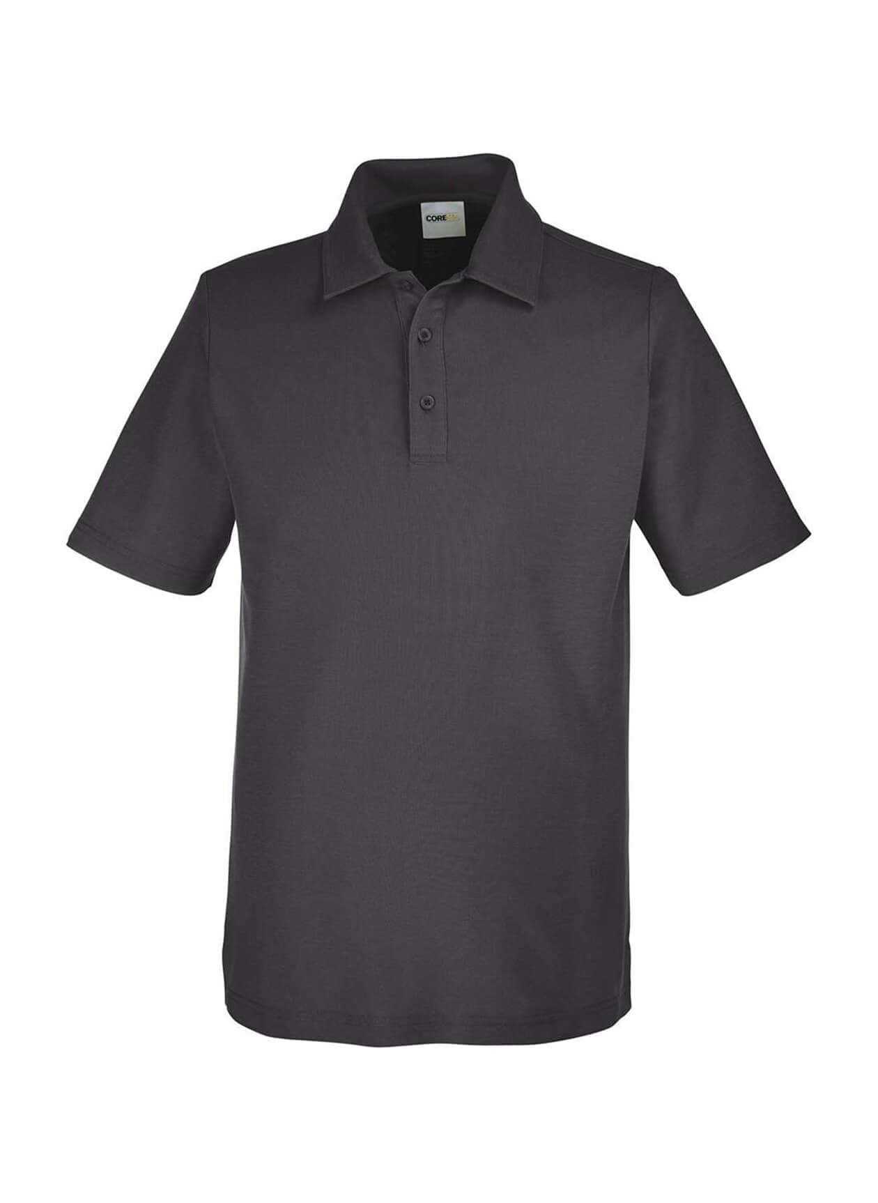 Core 365 Men's Fusion ChromaSoft Pique Polo - Dark Grey 3XL