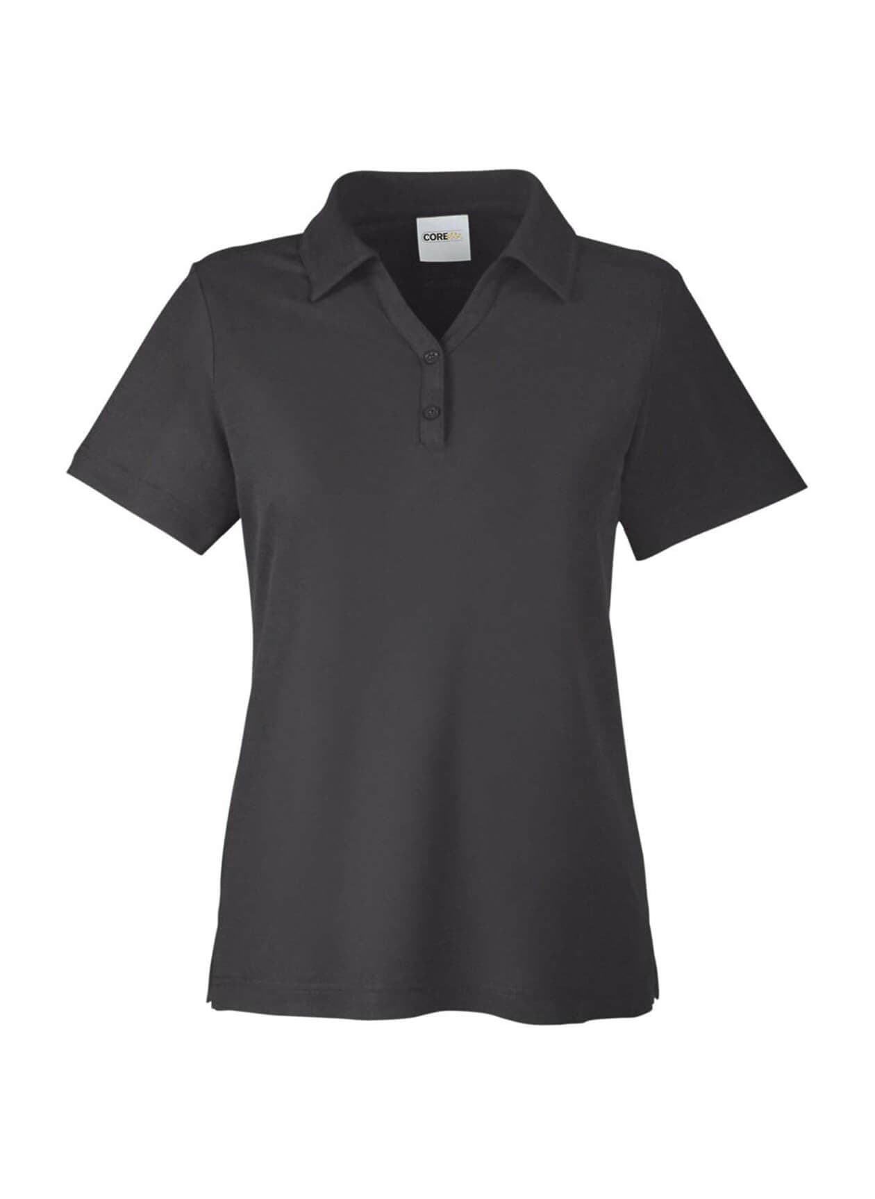 Core 365 Women's' Fusion ChromaSoft Pique Polo - Dark Grey 3XL