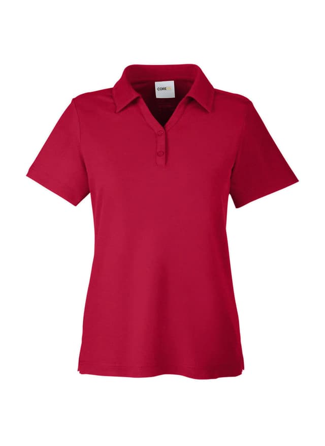 Core 365 Women's' Fusion ChromaSoft Pique Polo - Red 3XL