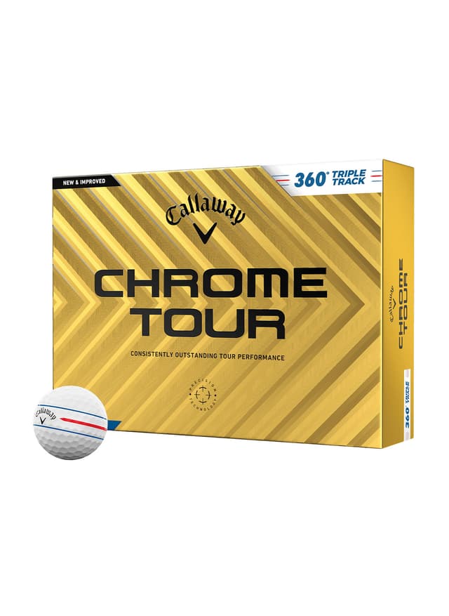 Callaway Golf Chrome Tour Triple Track 24 Golf Balls - White MISC