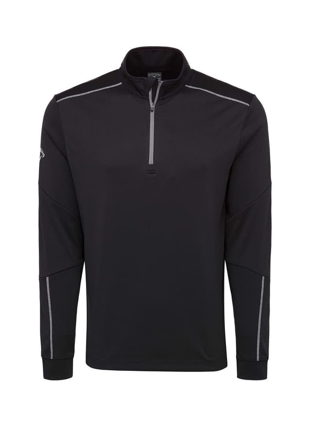 Callaway Golf Men's Water Repellent Quarter-Zip - Black 3XL