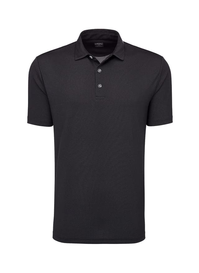 Callaway Golf Men's Birdseye Polo - Black 3XL