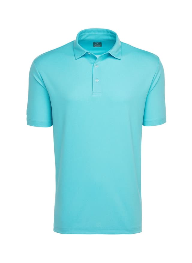 Callaway Golf Men's Birdseye Polo - Cyan 3XL