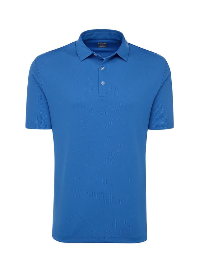 Callaway Golf Men's Birdseye Polo - Blue 3XL