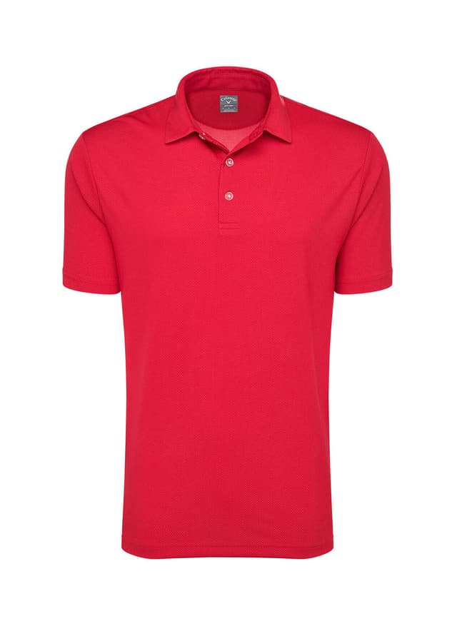 Callaway Golf Men's Birdseye Polo - Red 3XL