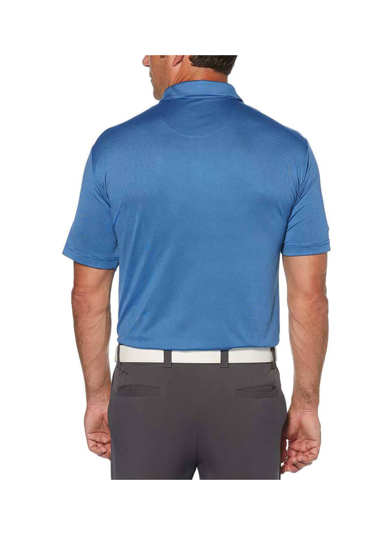 Callaway Golf Men's Fine Line Stripe Polo - Blue 3XL
