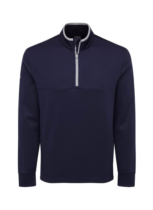 Callaway Golf Men's Ottoman Fleece Quarter-Zip - Navy 3XL