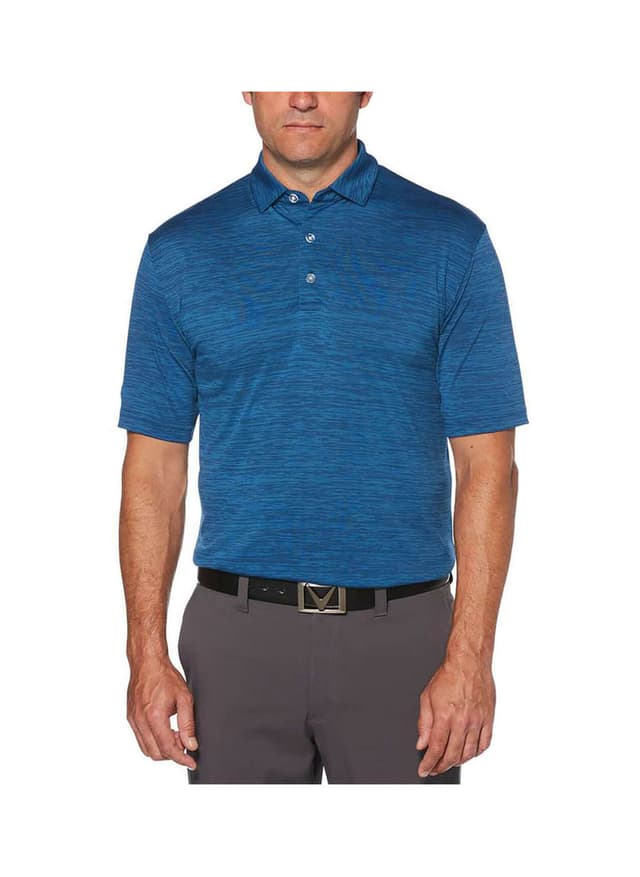 Callaway Men's Broken Stripe Polo - Blue 3XL
