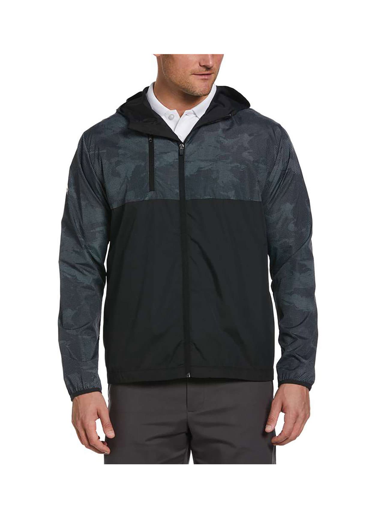 Callaway Golf Men's Packable Wind Jacket - Black 3XL