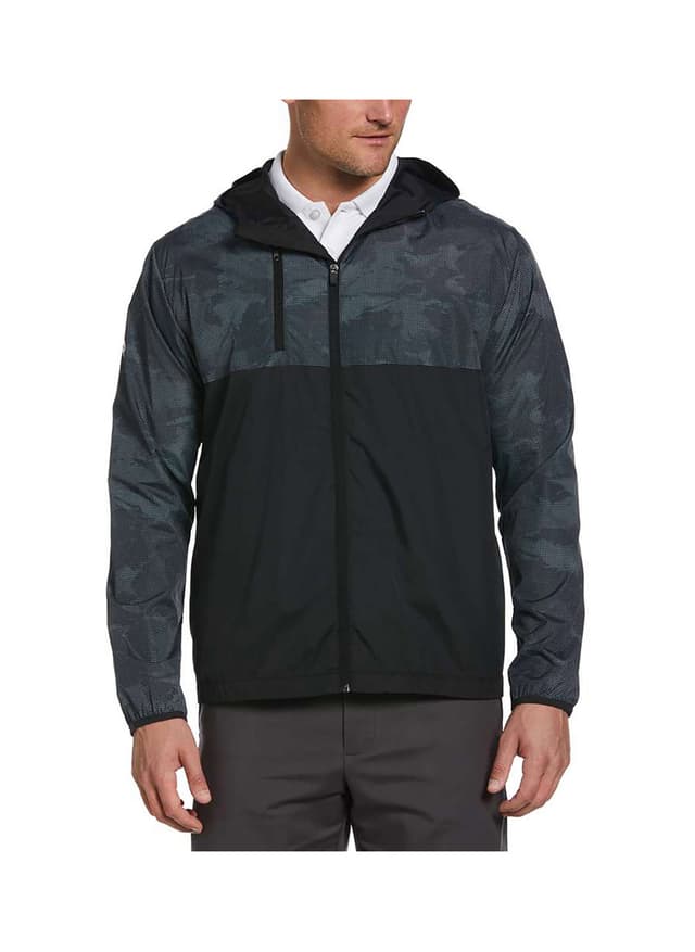 Callaway Golf Men's Packable Wind Jacket - Black 3XL