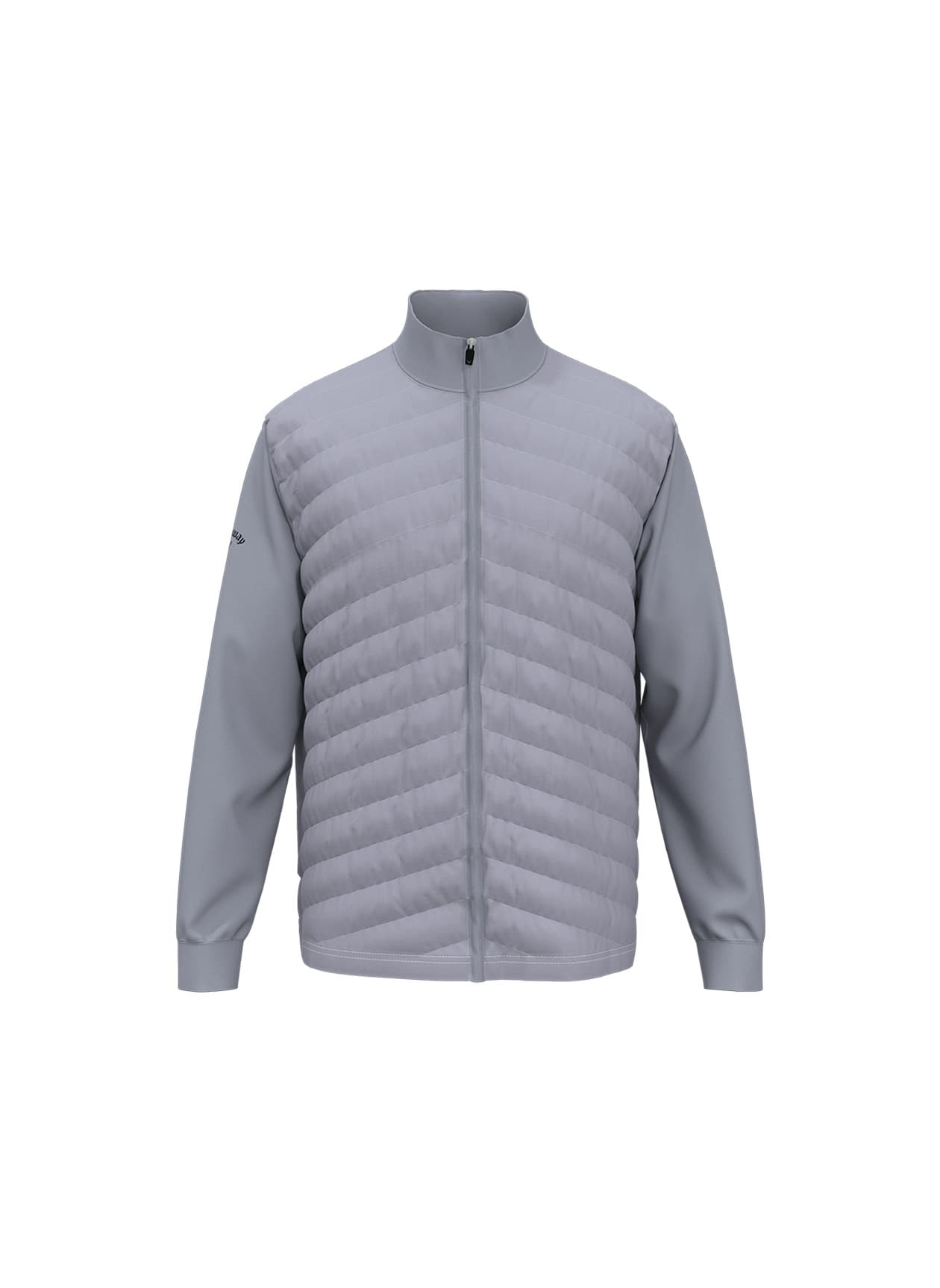 Callaway Golf Men's Quilted Puffer Jacket - Light Grey 3XL