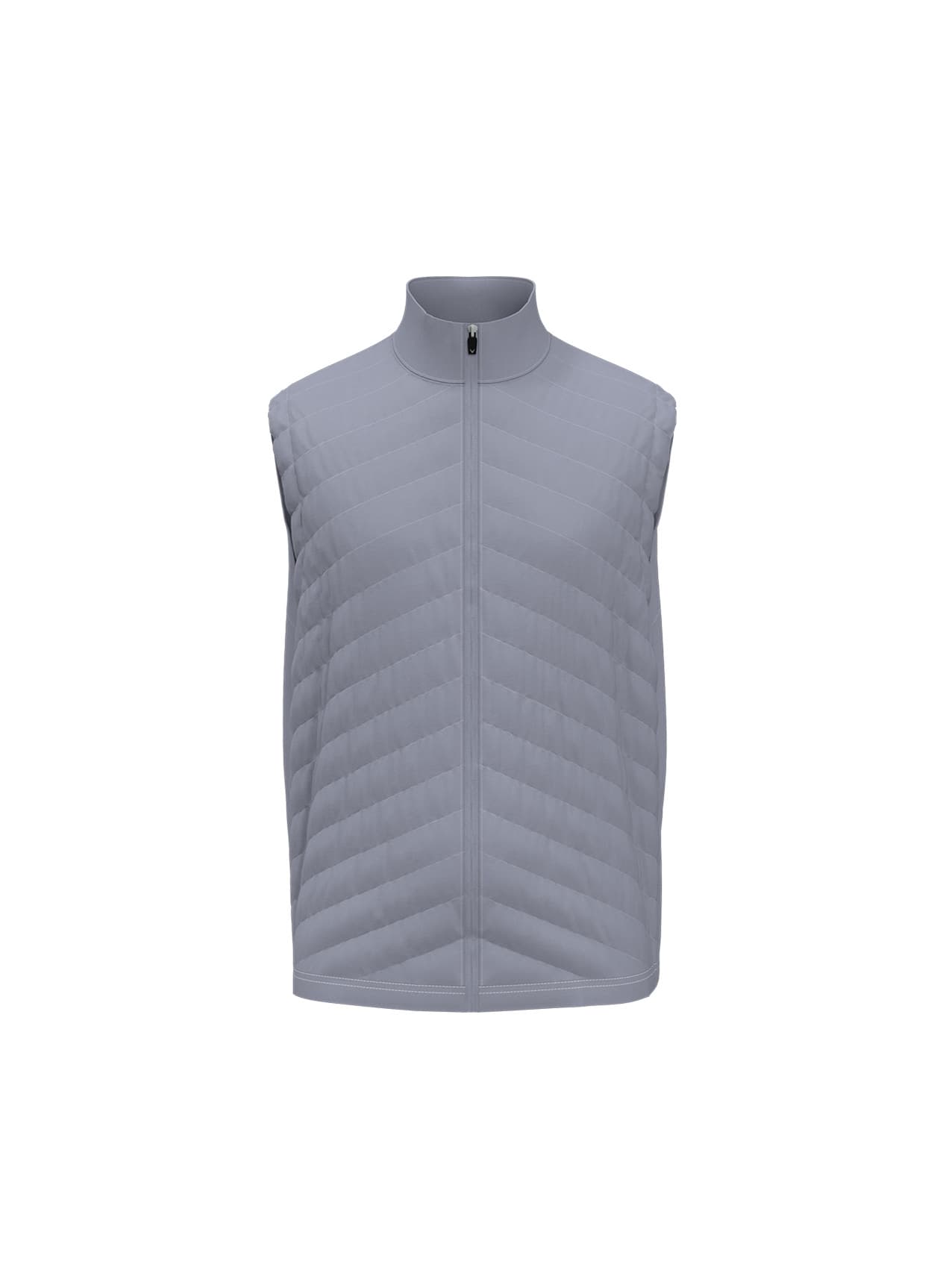 Callaway Golf Men's Quilted Puffer Vest - Light Grey 3XL