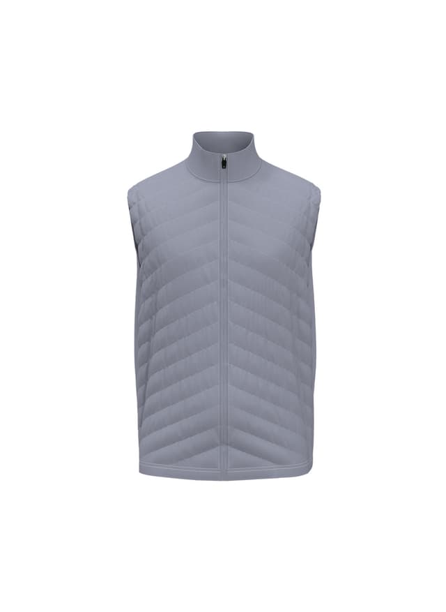 Callaway Golf Men's Quilted Puffer Vest - Light Grey 3XL