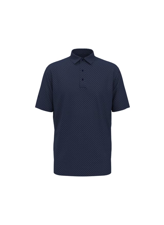 Callaway Golf Men's All-Over Stitched Chev Polo - Navy 3XL