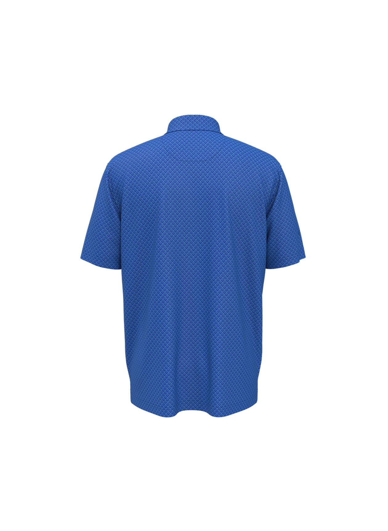 Callaway Golf Men's All-Over Stitched Chev Polo - Blue 3XL