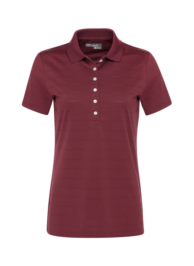 Callaway Golf Women's Opti-Vent Polo - Zinfandel 3XL