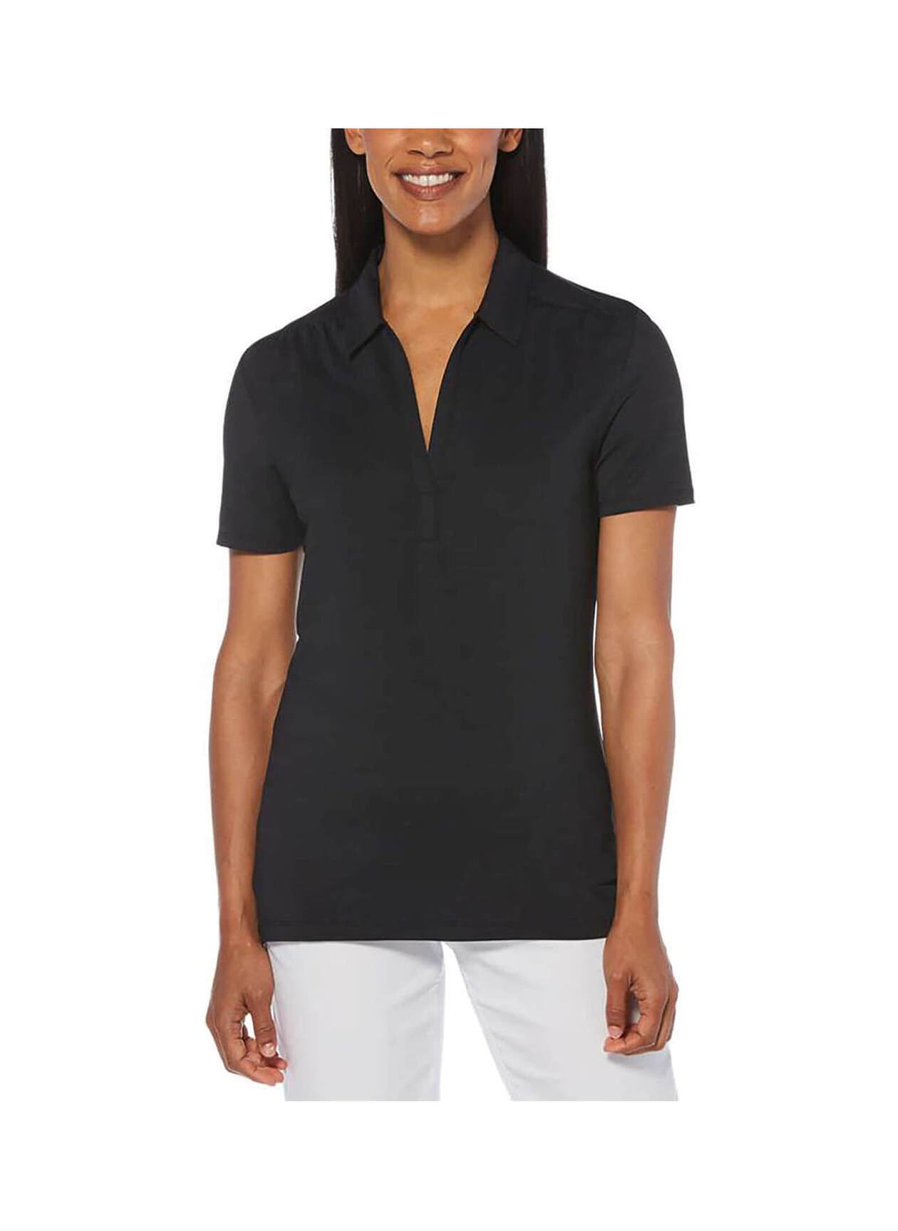 Callaway Golf Women's Tonal Polo - Black 3XL