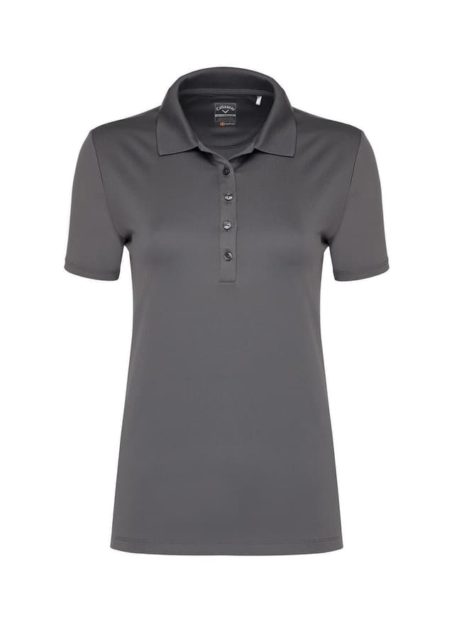 Callaway Golf Women's Opti-Dri Chev Polo - Dark Grey 3XL