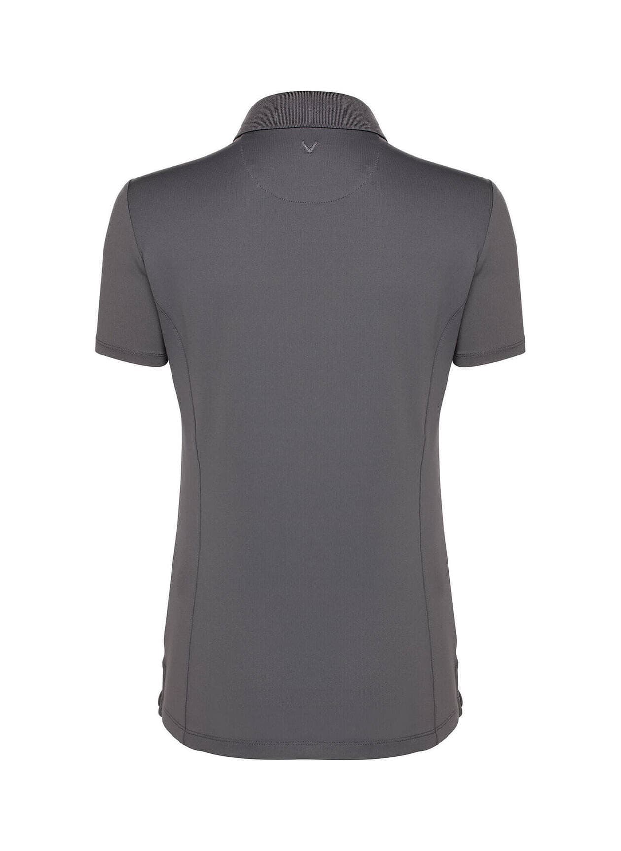 Callaway Golf Women's Opti-Dri Chev Polo - Dark Grey 3XL