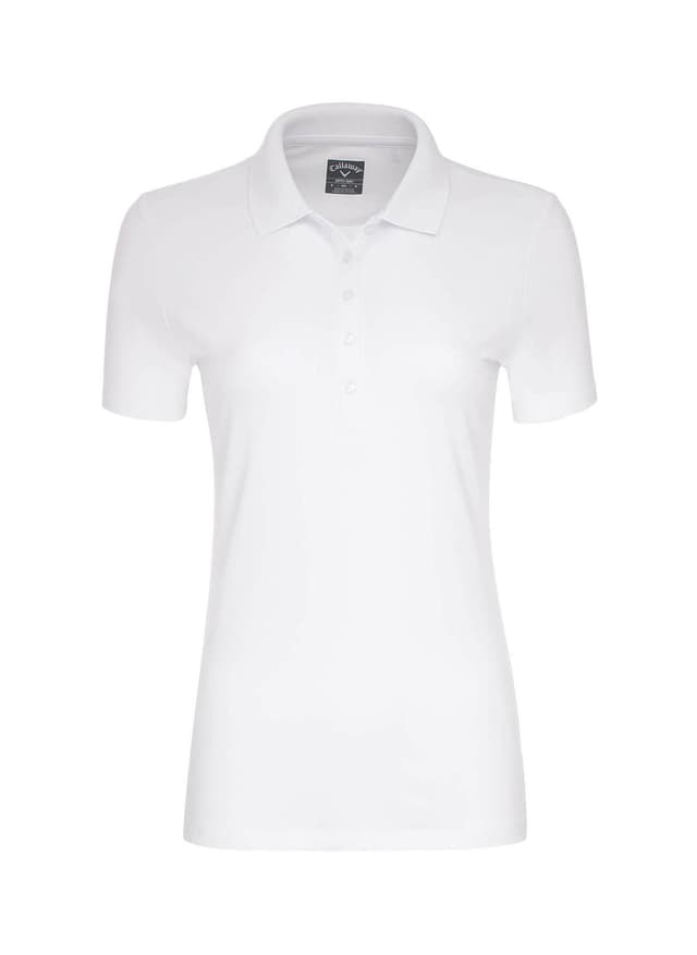 Callaway Golf Women's Opti-Dri Chev Polo - White 3XL