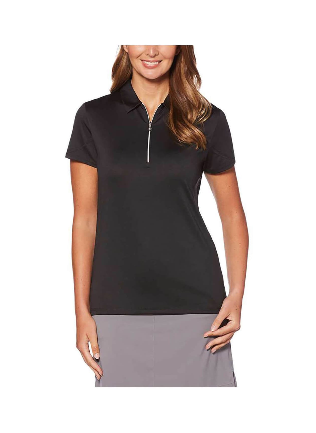 Callaway Golf Women's Tulip Sleeve Polo - Black 3XL