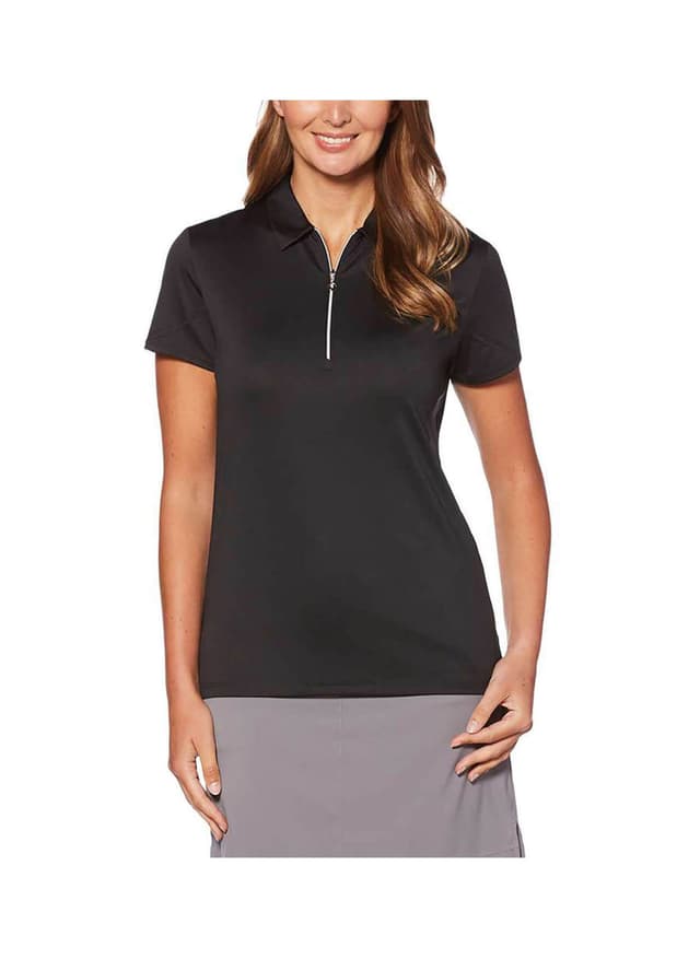 Callaway Golf Women's Tulip Sleeve Polo - Black 3XL