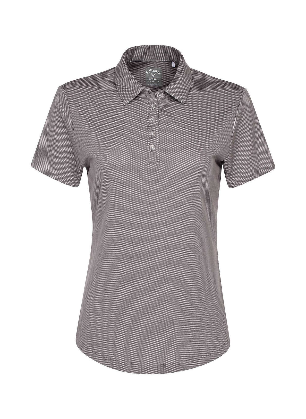 Callaway Golf Women's Birdseye Polo - Dark Grey 3XL