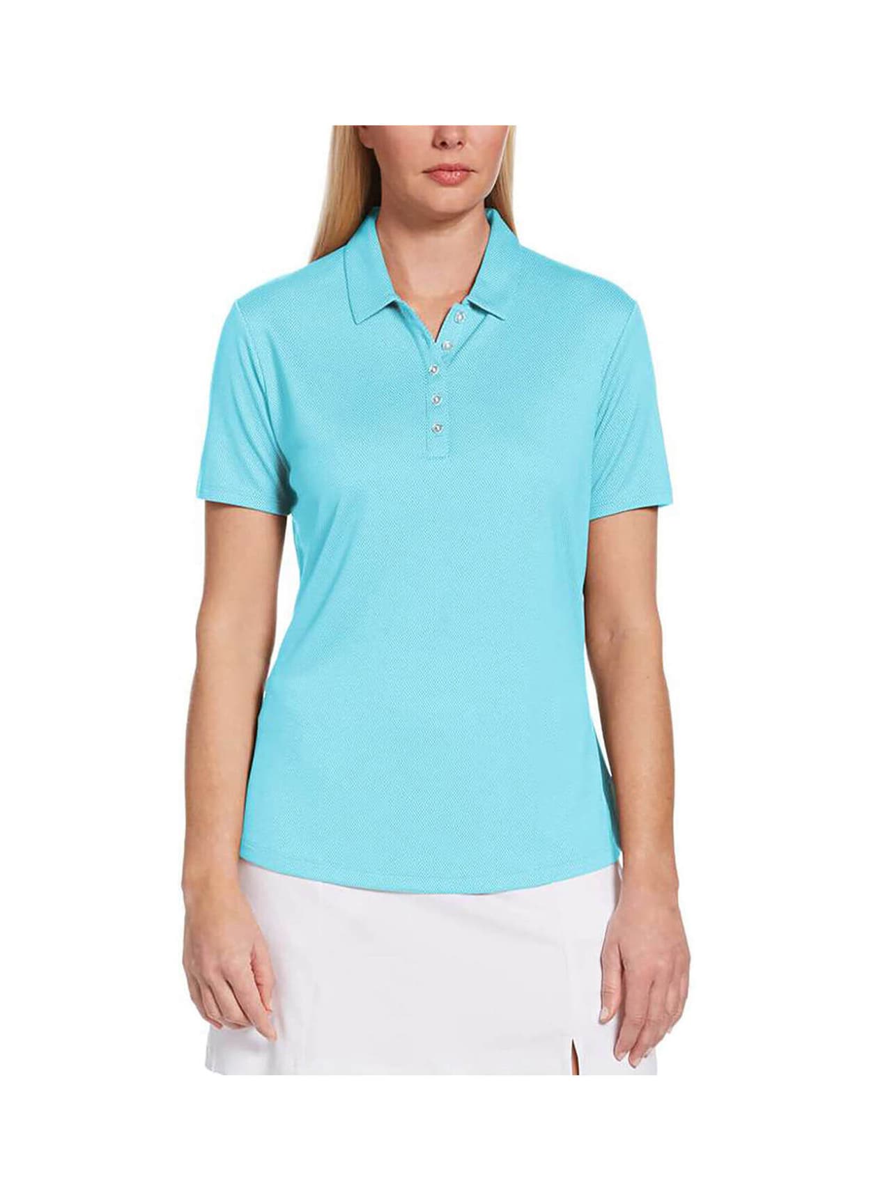 Callaway Golf Women's Birdseye Polo - Cyan 3XL