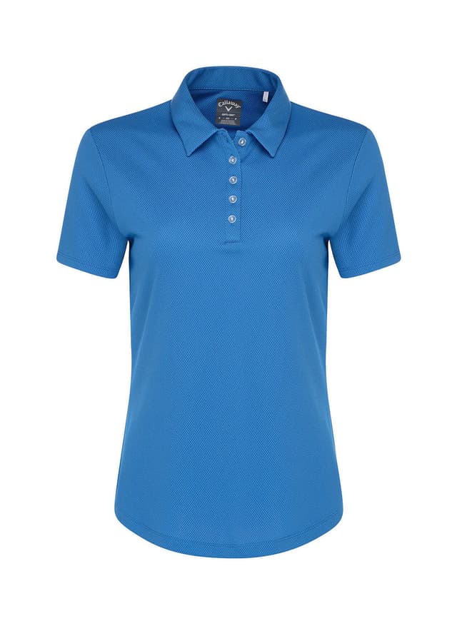 Callaway Golf Women's Birdseye Polo - Blue 3XL