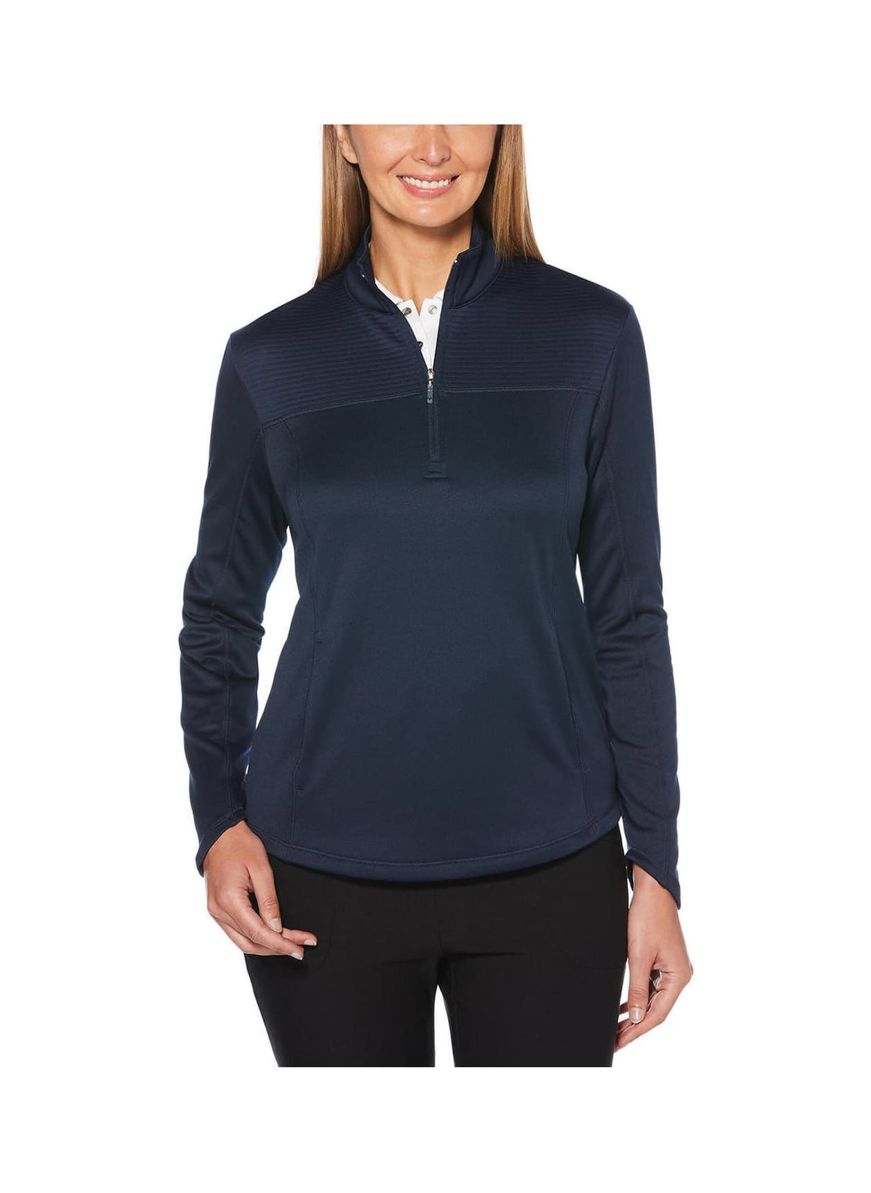 Callaway Golf Women's Ottoman Fleece Quarter-Zip - Navy 3XL