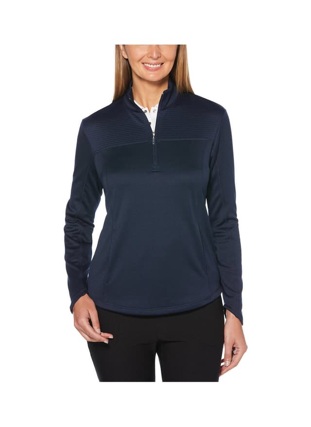 Callaway Golf Women's Ottoman Fleece Quarter-Zip - Navy 3XL