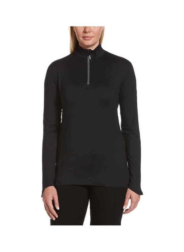 Callaway Golf Women's Lightweight Quarter-Zip - Black 3XL