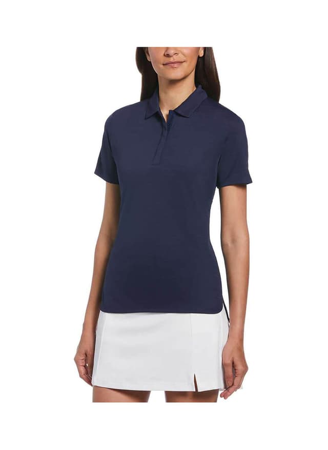 Callaway Golf Women's Eco Horizontal Textured Polo - Navy 3XL