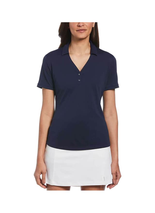 Callaway Golf Women's Micro Texture Polo - Navy 3XL