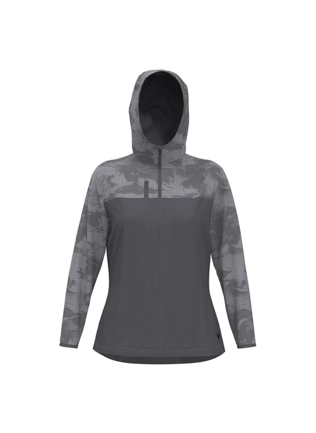 Callaway Golf Women's Packable Wind Jacket - Light Grey,Dark Grey 3XL