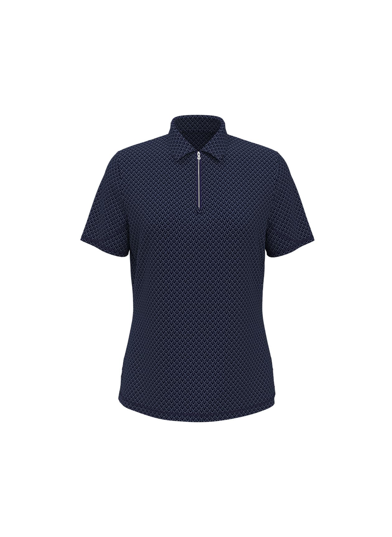 Callaway Golf Women's All-Over Stitched Chev Polo - Navy 3XL