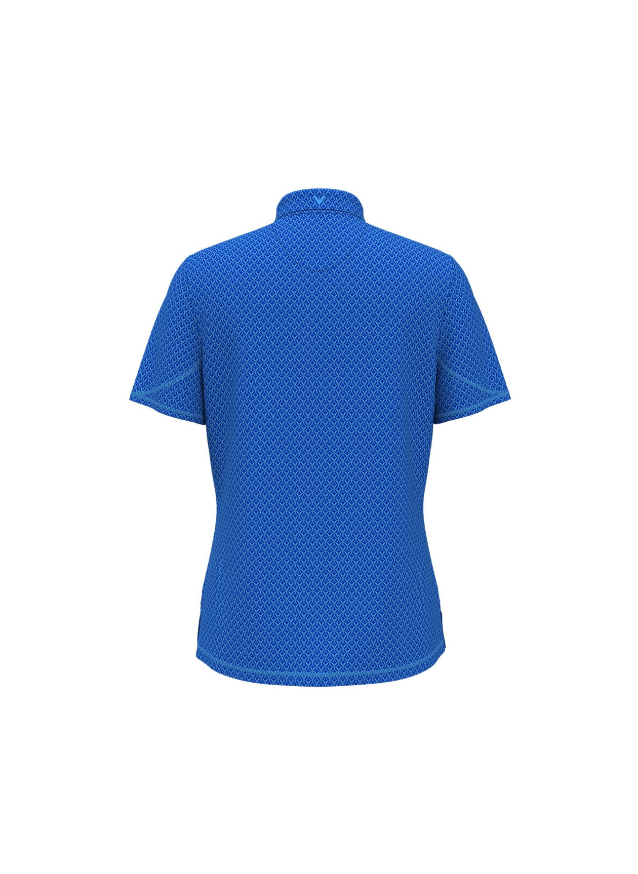 Callaway Golf Women's All-Over Stitched Chev Polo - Blue 3XL