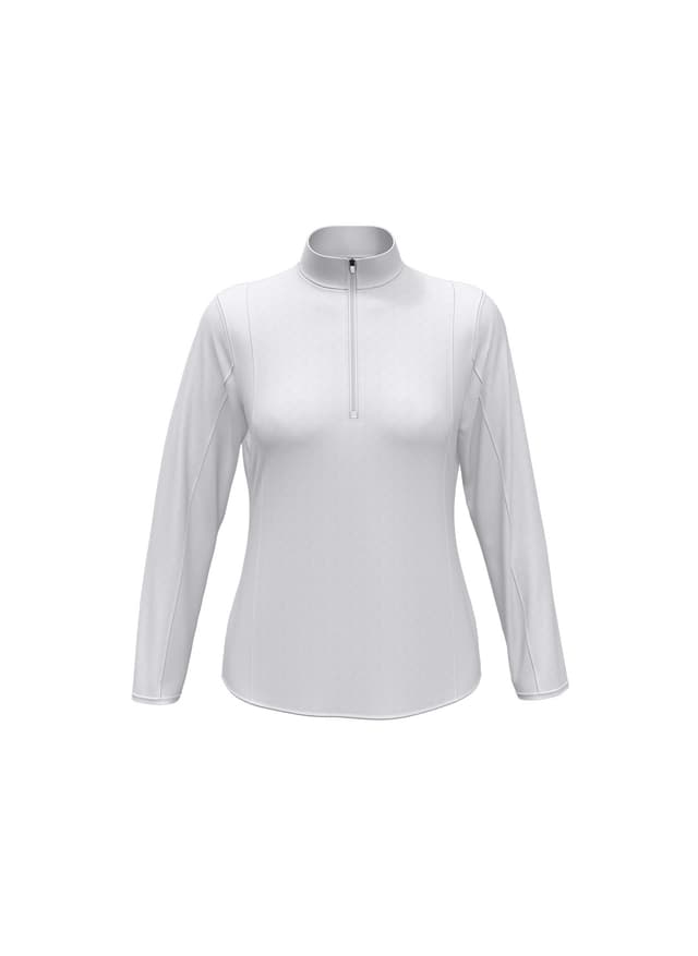 Callaway Golf Women's Diamond Quilted Fleece Quarter-Zip - White 3XL
