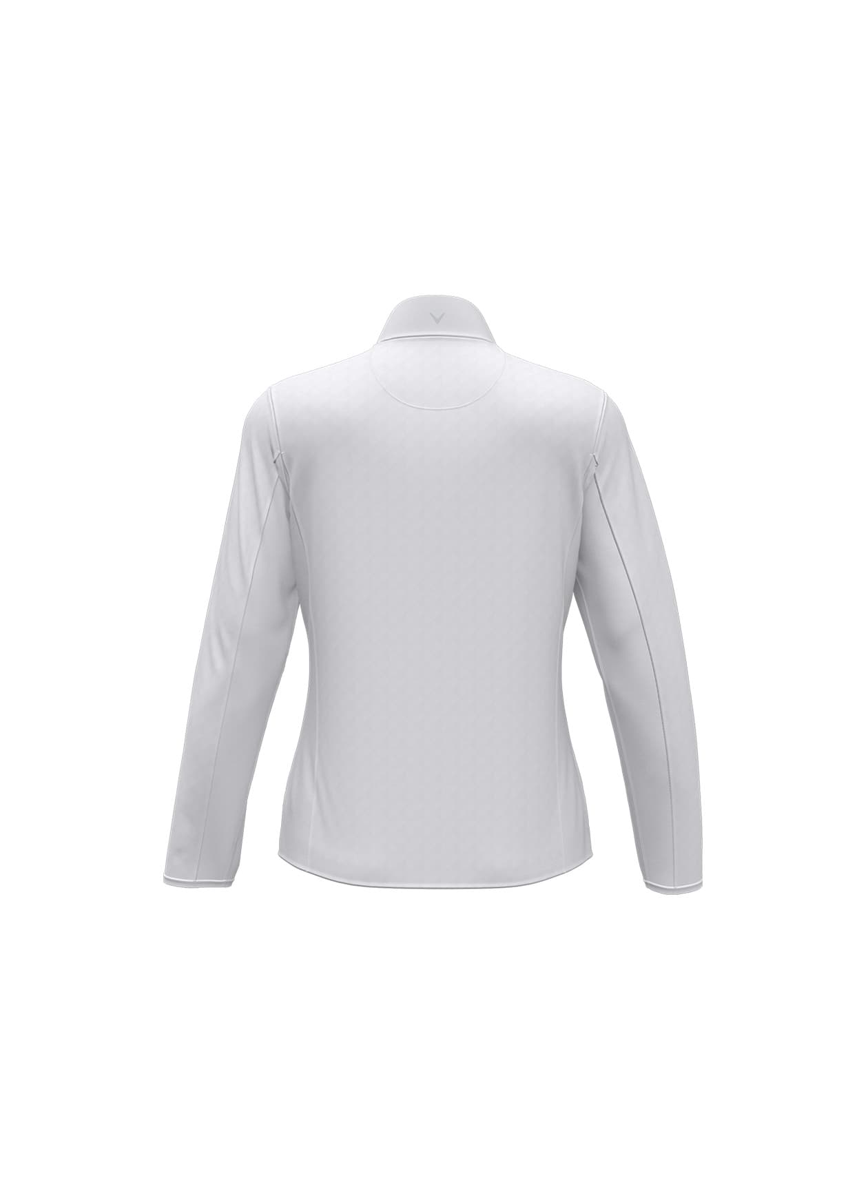 Callaway Golf Women's Diamond Quilted Fleece Quarter-Zip - White 3XL