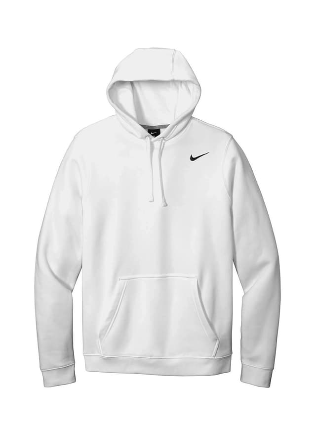 Nike Men's Club Fleece Hoodie - White 3XL