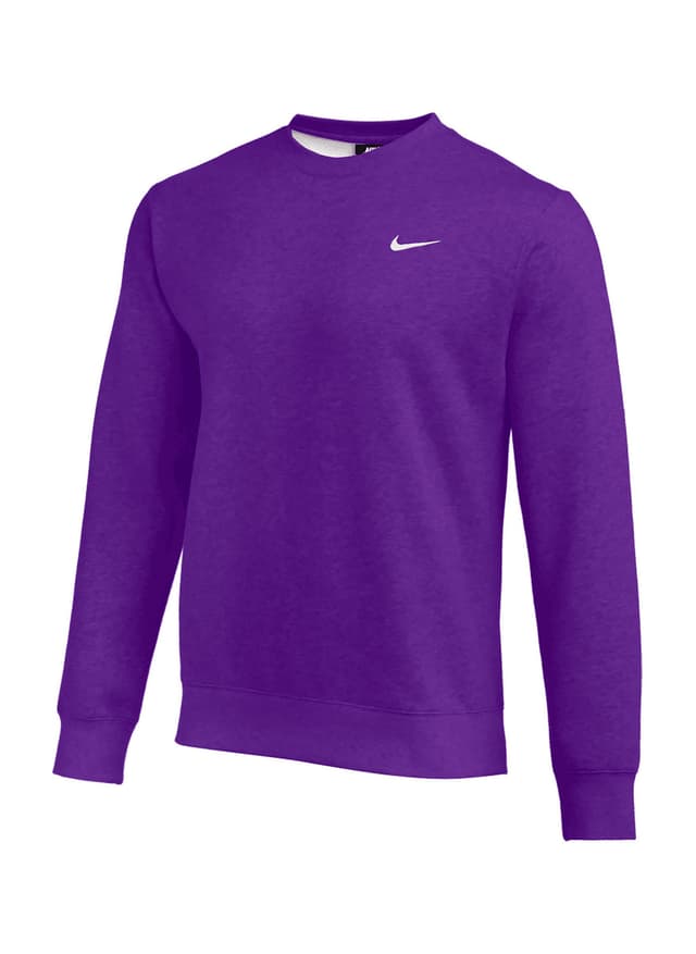 Nike Men's Club Fleece Crew - Purple 3XL