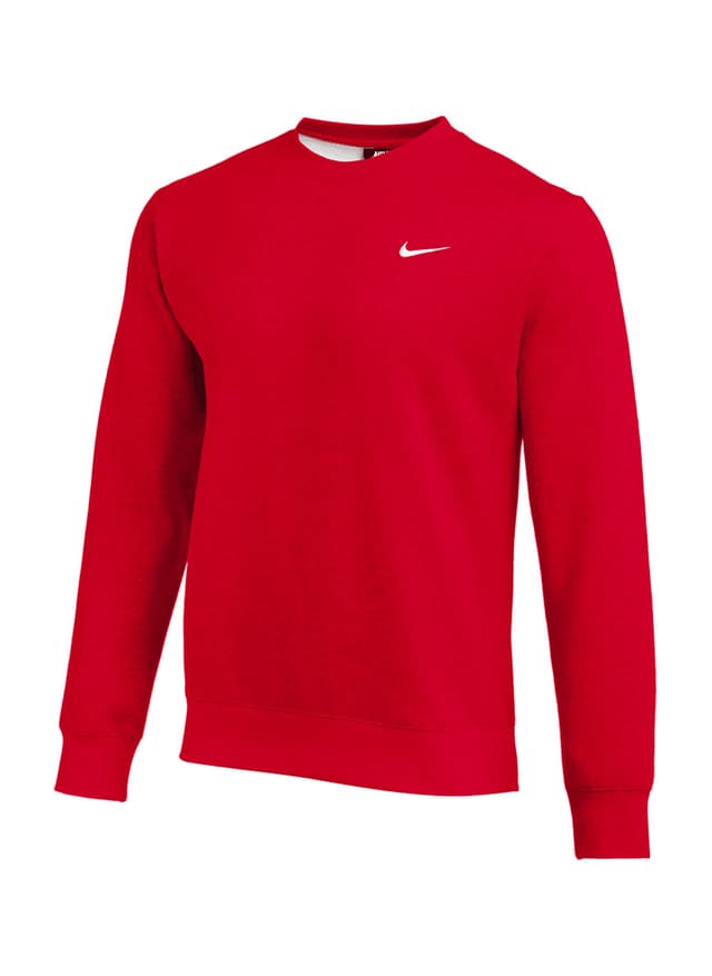 Nike Men's Club Fleece Crew - Team Scarlet / White (657) 3XL
