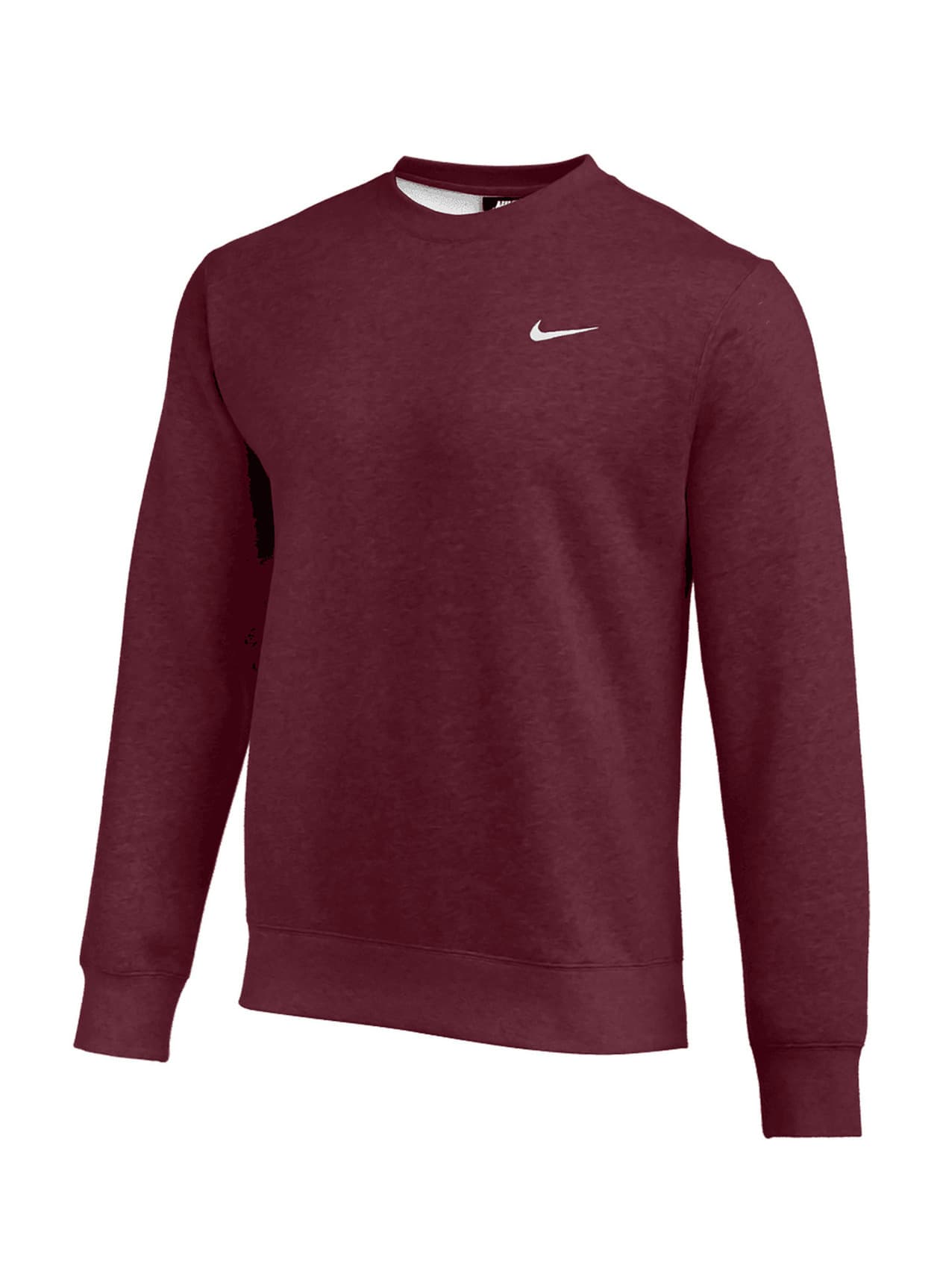 Nike Men's Club Fleece Crew - Team Dark Maroon / White 3XL