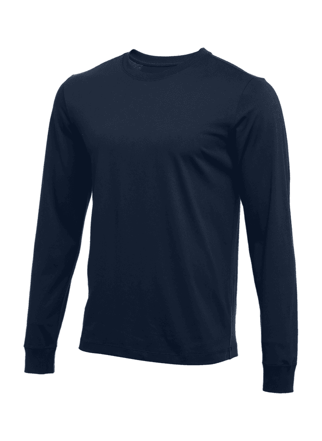 Nike Men's Long-Sleeve T-Shirt - Navy 3XL