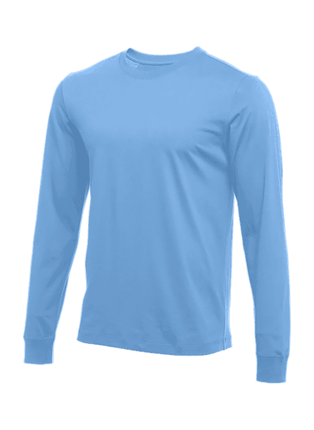 Nike Men's Long-Sleeve T-Shirt - Cyan 3XL