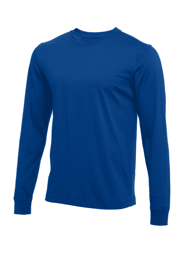 Nike Men's Long-Sleeve T-Shirt - Blue 3XL