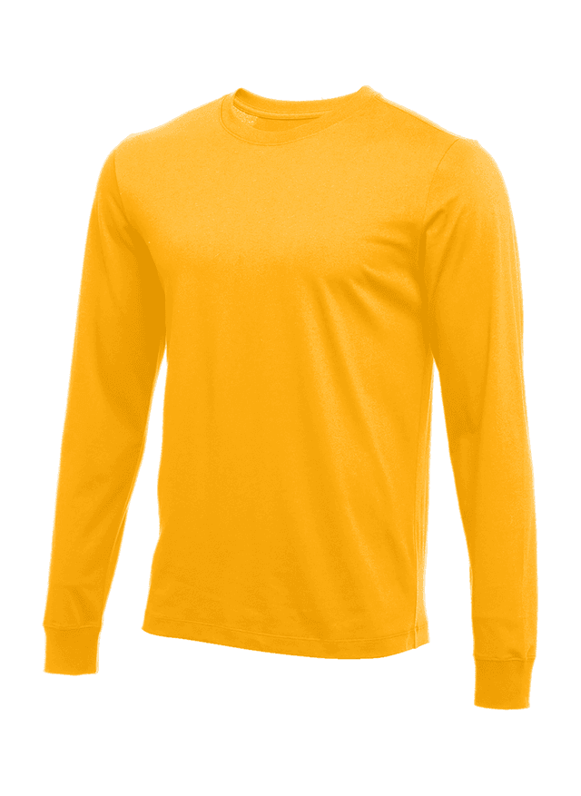 Nike Men's Long-Sleeve T-Shirt - Yellow 3XL