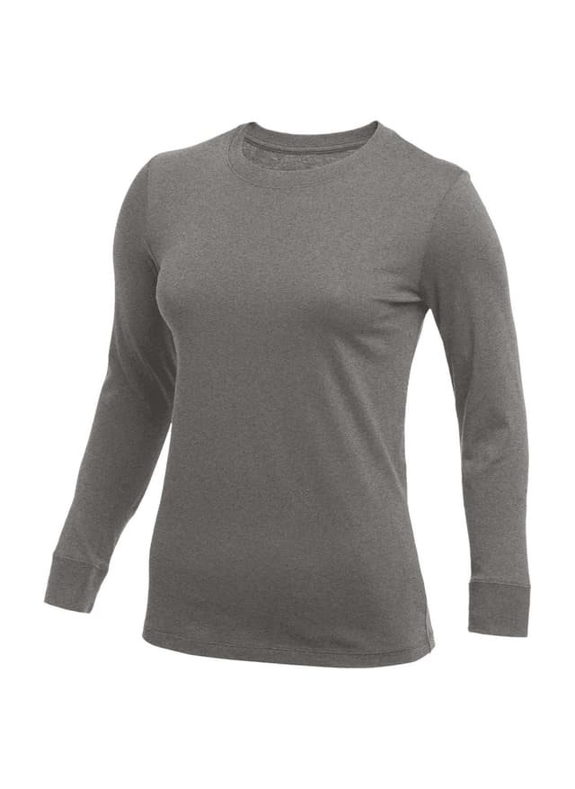 Nike Women's Long-Sleeve T-Shirt - Dark Grey LG