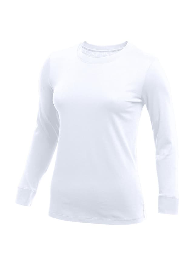 Nike Women's Long-Sleeve T-Shirt - White LG